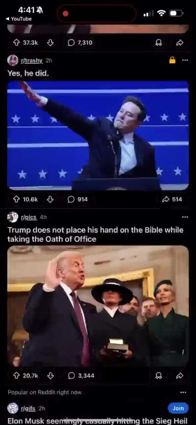 My Reddit page right now 