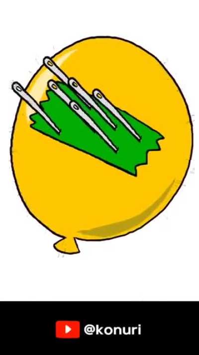Making a balloon never pop.