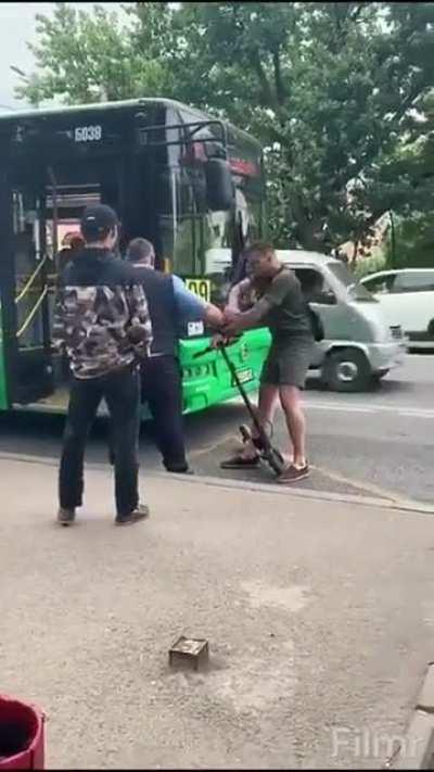 Punching the bus driver