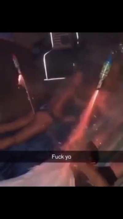 Lighting fireworks the wrong way