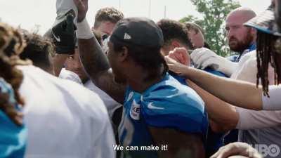 [Highlight] Jamaal Williams gives an impassioned speech to close out the Lions’ practice
