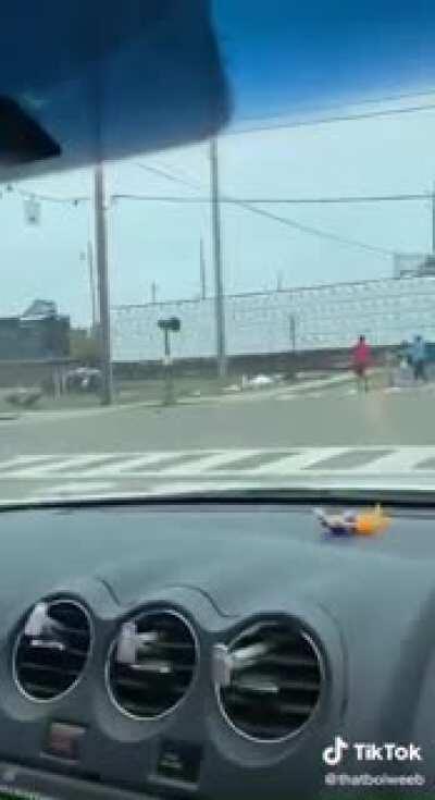 Train Barrels Through Truck (Listen on Mute Please)