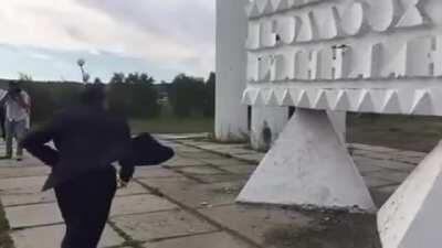 In Mother Russia, bottle breaks you