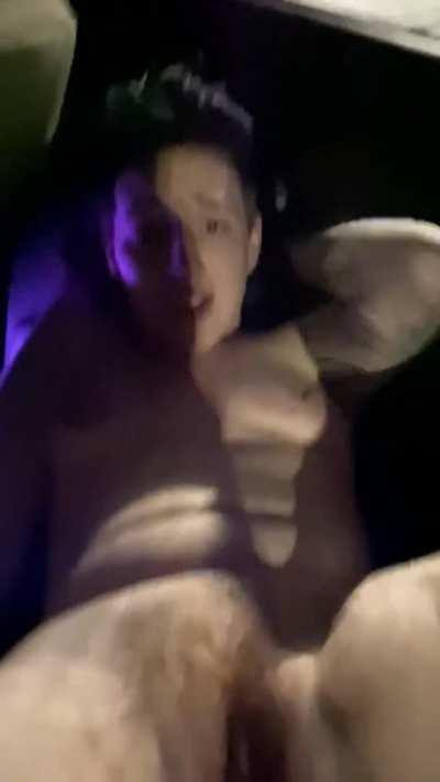 got fisted in the back of my car the other night, we just couldn’t wait to get home!