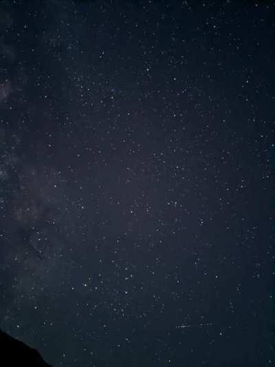 Unexpected capture of object moving across the sky