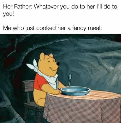 Finally, some good food.