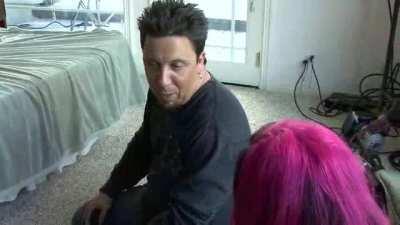 James Deen can't take it anymore and decides to fuck Sasha Grey during a photo shoot while the photographer and crew members wait for him to finish