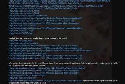 strange things happen (in the comments)