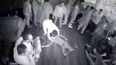 Nutter knocks down 5 people