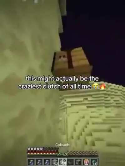 Just use the ender pearl