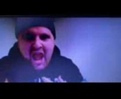 This guy hits on my uncles girl, after being threatened he walks away and a few days later he sends this to him as a threat after most likely taking a lot of pills