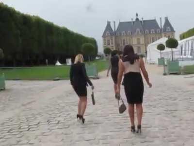 to reach the party before it ends