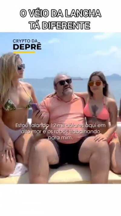 Cabeça branca não é o dono da lancha