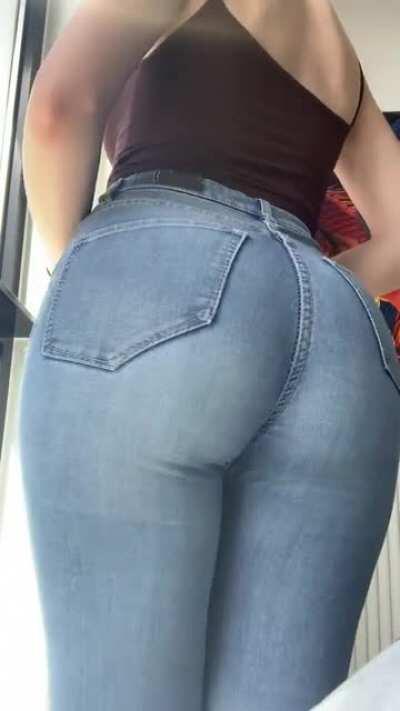 Was going to the market, but wanted to show you what I am hiding under my jeans first