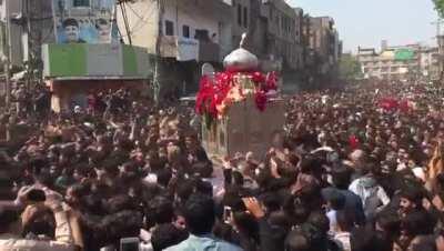 Meanwhile, at Bhati Gate, Lahore today