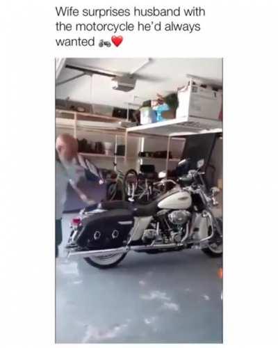 The moment when this man's dream came true