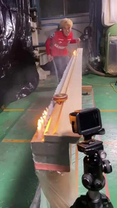 100 candles vs beyblade