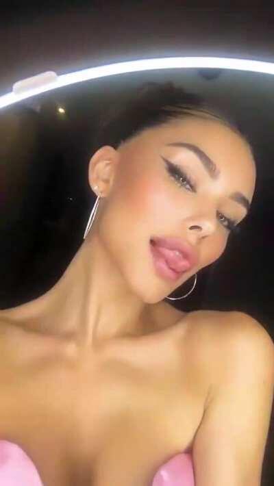 Horny slut needs it bad.