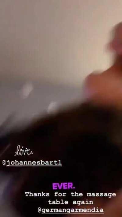 I think that's the only time we are going to hear her moan