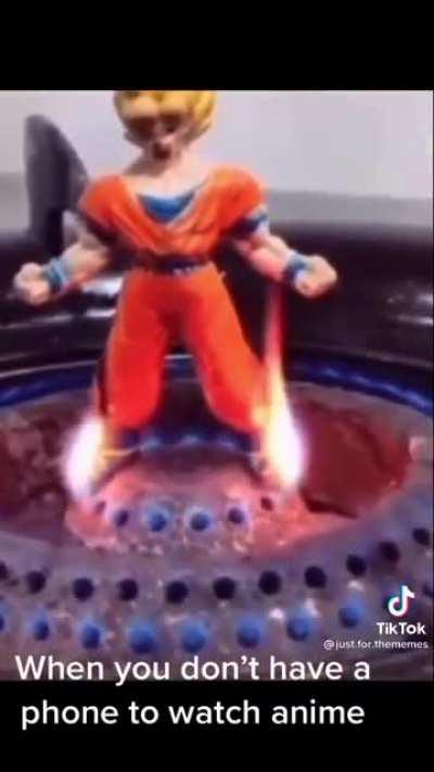 Gokus very angry