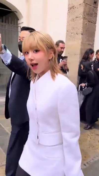 220924 lofficielmalaysia Instagram Update - Twice’s Chaeyoung arrival at #Ferragamo SS23.