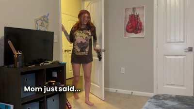 ‘Step Mom Catches Step Son Spying on Step Sis’ - 50 Minute saga with a whole lot of sucking and fucking from step mommy and sis.