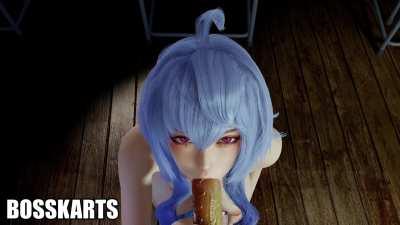 Blowjob from Ganyu from Genshin Impact (bosskarts)