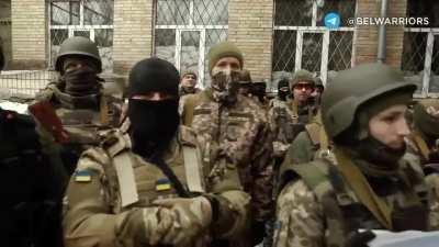Update on the Belarusan battalion fighting FOR Ukraine against Russia. There is now 200 of them, 300 more on the way.