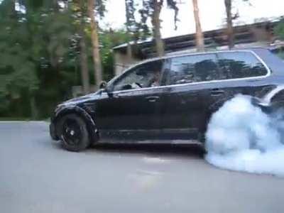 Heres a W12 Touareg + two turbos & other go-fast bits