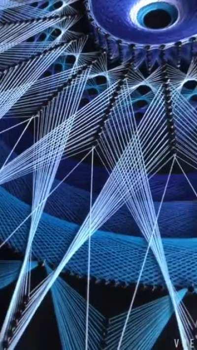 this mandala made from string