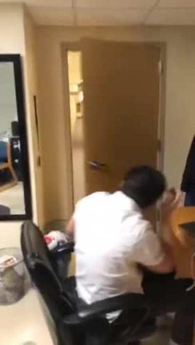 WCGW if I slide down the hall at my roommate?