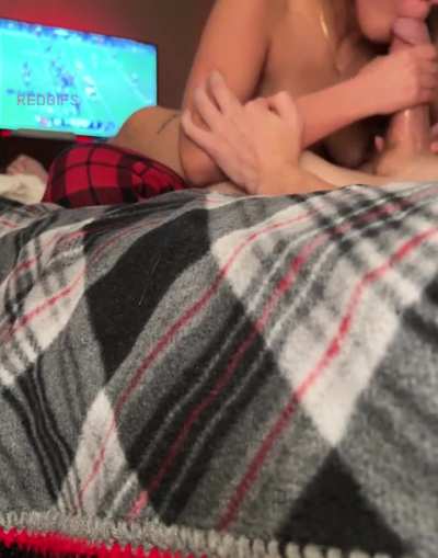 Make sure he cums before bed