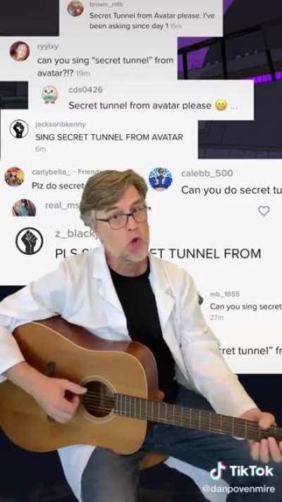 Doofenshmirtz sings Scret Tunnel from Avatar the Last Airbender