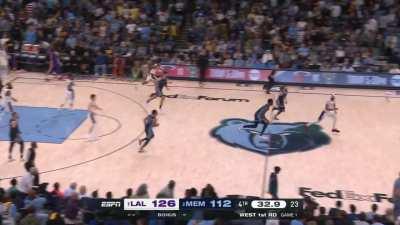 [Highlight] Anthony Davis has his 7th block(also has 3 steals) on JJJ's triple and forces Grizzlies' timeout with the bucket