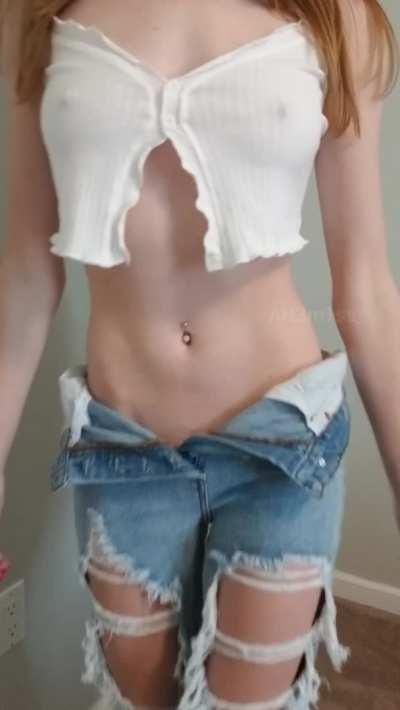 My talent is getting naked for you in a flash