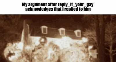 say this is unfunny IF YOUR GAY haha