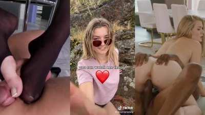 You'd love it if she rubbed your pathetic clit with her feet