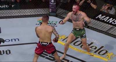Conor McGregor breaking his ankle/leg