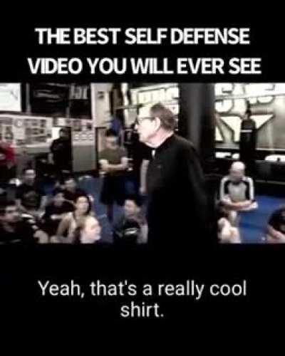 The best way to avoid conflict. Tongue-Fu.