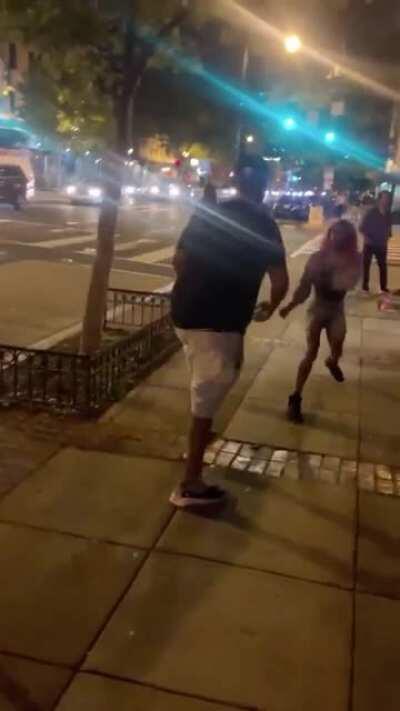 Transwoman beats transphobic guy