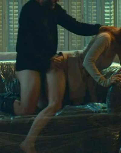 Jessica Chastain's ass jiggle in her new sex scene