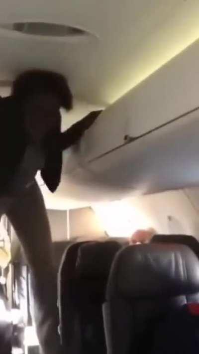 What the hell is happening on planes? This looks demonic. Video From Censored Men