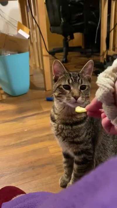 The orange peel was really scary