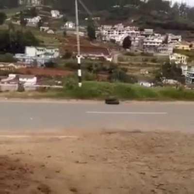 HMFT after a perfect collision