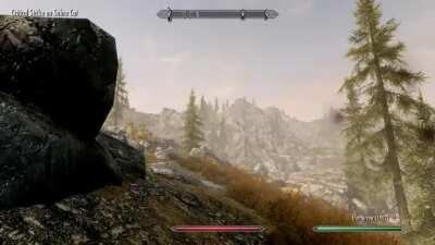 This sabre cat never skipped legs day