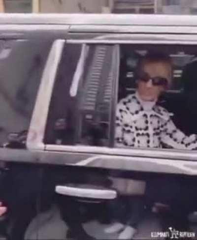 Celine Dion's reaction to a fan singing her song.