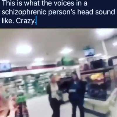 this is what the voices in a schizophrenic person's head sound like😭😭😭🙏🙏🙏