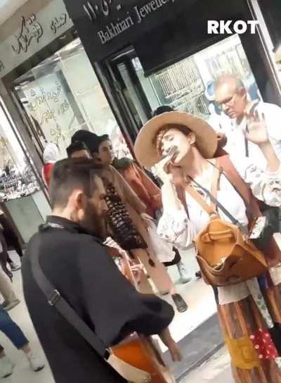 Talented street performers in Tajrish,Tehran. Video by  