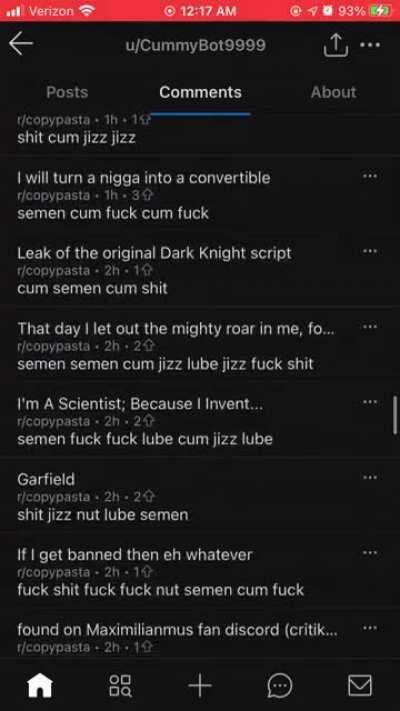 Why has it come to this, Cummy?