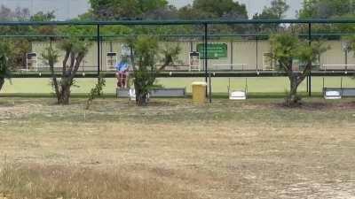 While I mow the lawn